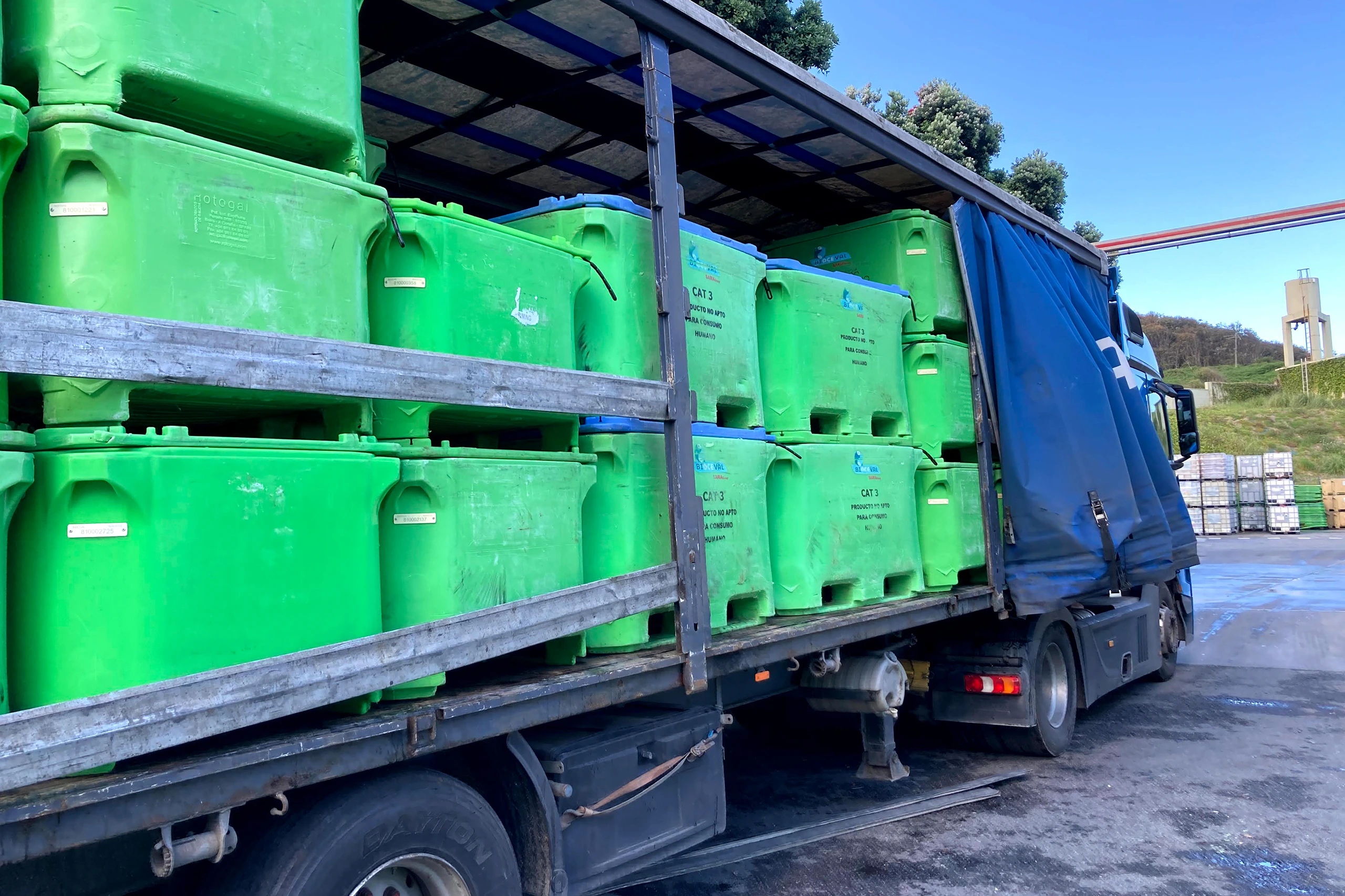 Transporte de IBCs bajo sistema SDDR con trazabilidad RFID para evitar usos no autorizados